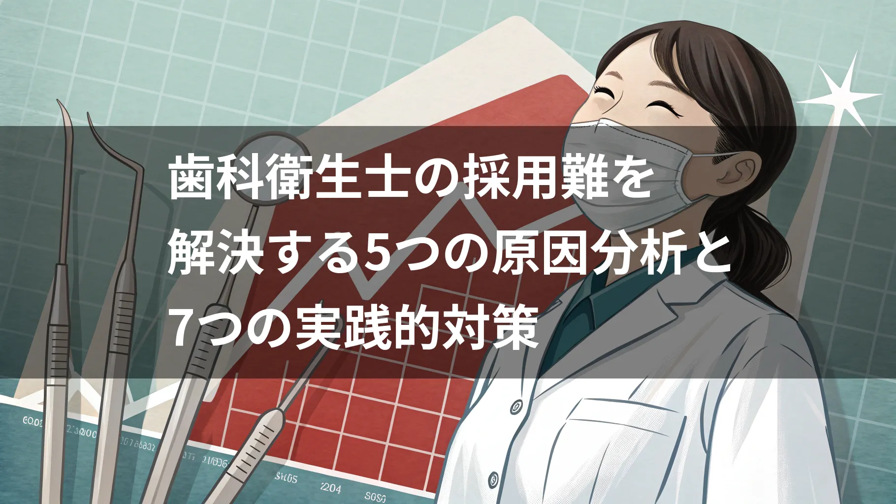 歯科衛生士の採用難を解決する5つの原因分析と7つの実践的対策
